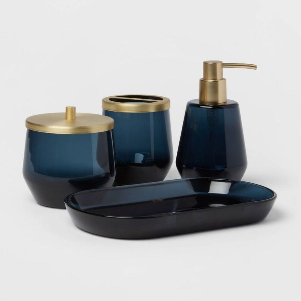 4pc Bath Coordinates Set Blue - Threshold